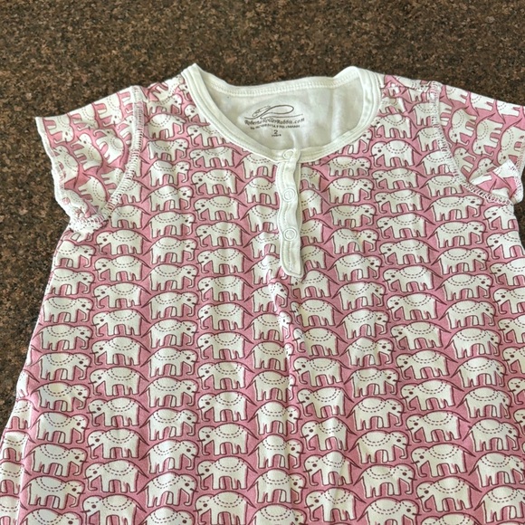 Roberta Roller Rabbit Girls Pink Elephant Nightgown-2 - Picture 4 of 8
